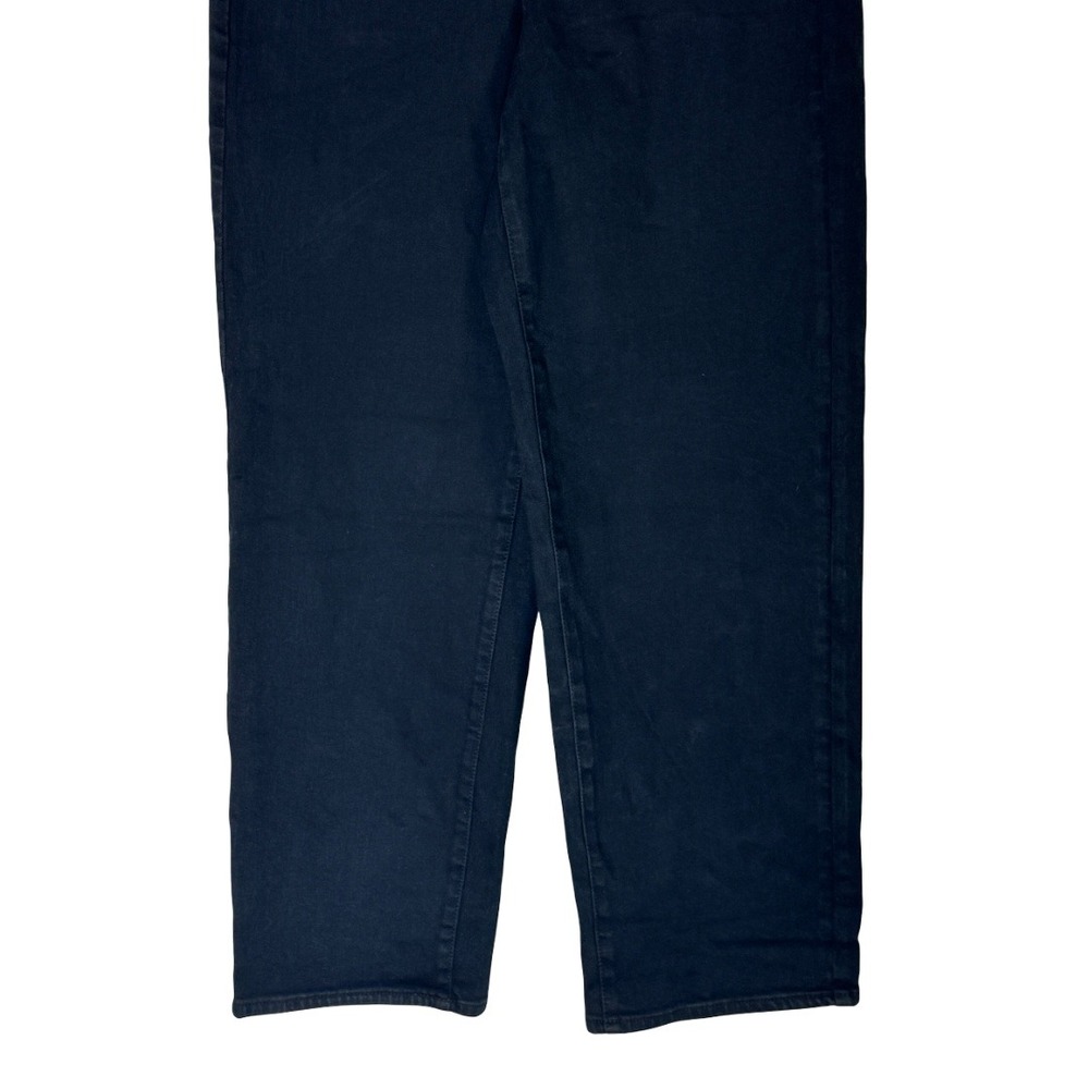 NYDJ Jemma Barrel High Rise Jeans Women Size 4 Night Tides Black Lift Tuck Denim